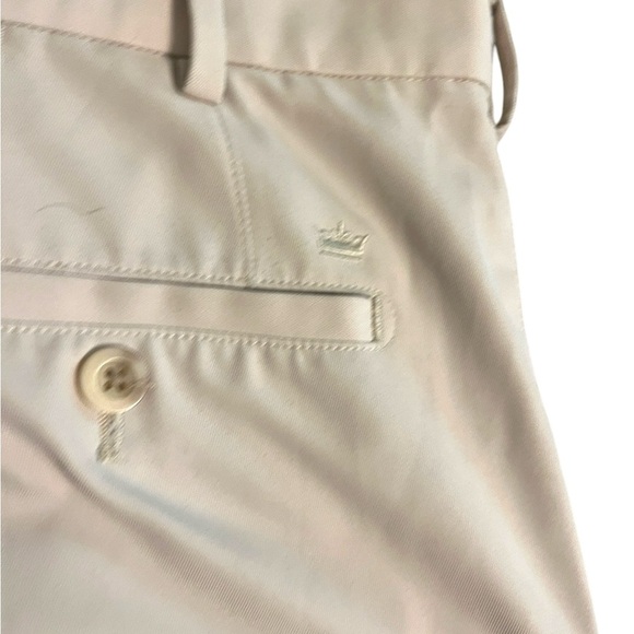 Peter Millar Men's Wicking Classic Light Tan Shorts Sz 32 - Picture 6 of 6
